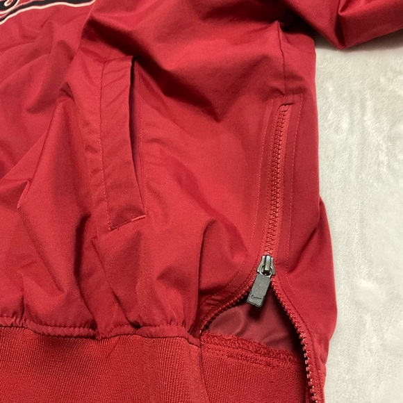 Dark Red Vintage Astros Pull Over Jacket - Picture 6 of 9